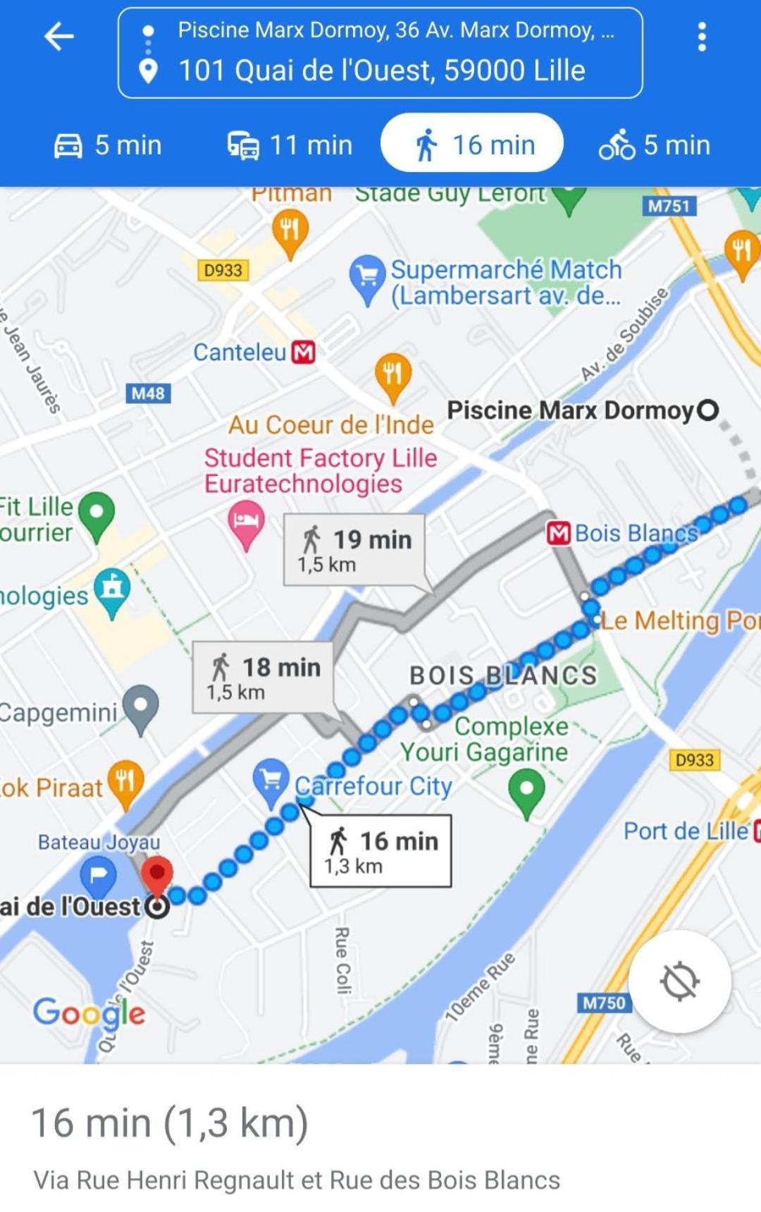 Bateau Peniche Lille - Euratechnologie Daire Dış mekan fotoğraf